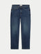 Loose Fit Vintage Wash Jeans